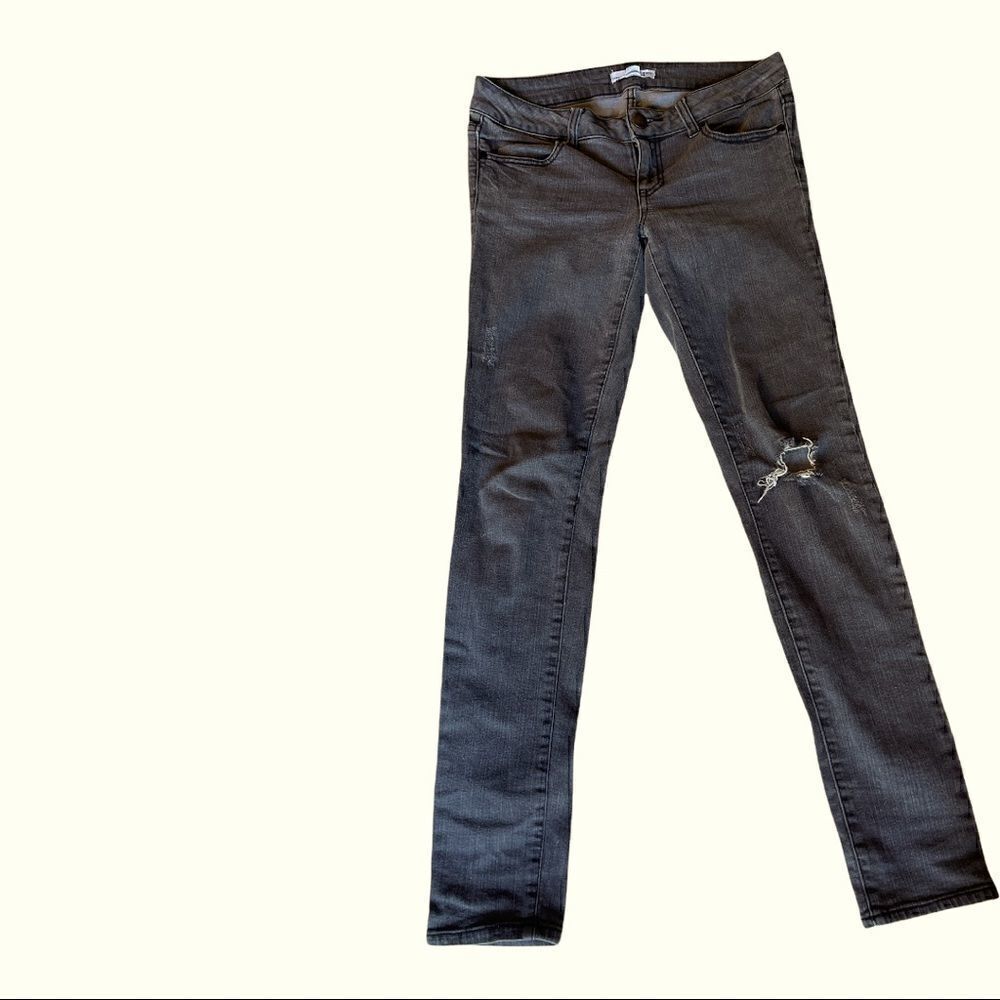 Skinny 2.1 charcoal denim jeans size 28
